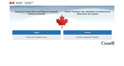 Desktop Screenshot of canafe-fintrac.gc.ca