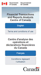 Mobile Screenshot of canafe-fintrac.gc.ca
