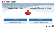 Tablet Screenshot of canafe-fintrac.gc.ca
